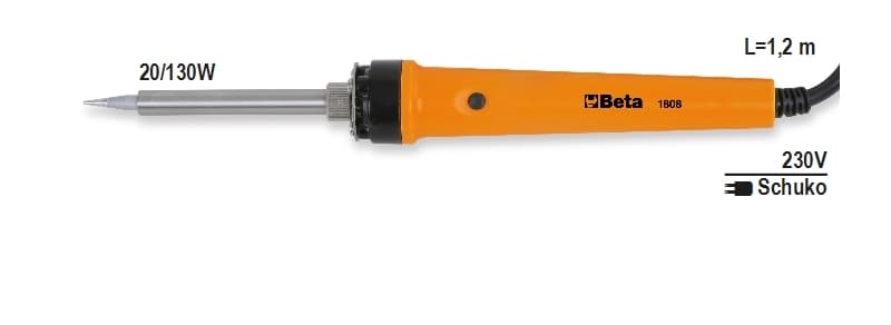 Beta Dual Rating Soldering Iron met Staal Tips