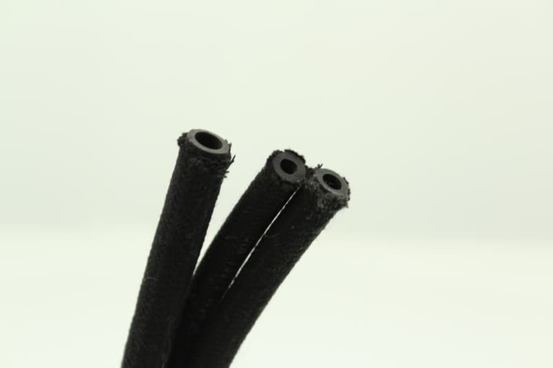 Bihr Braided Fuel Hose 5x10mm Zwart 10m