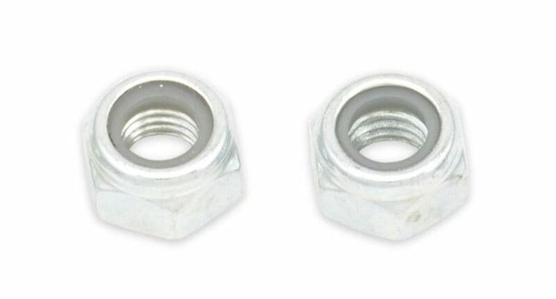 Bolt M6 Nylock Nut 10mm Head Steel 10 Pieces