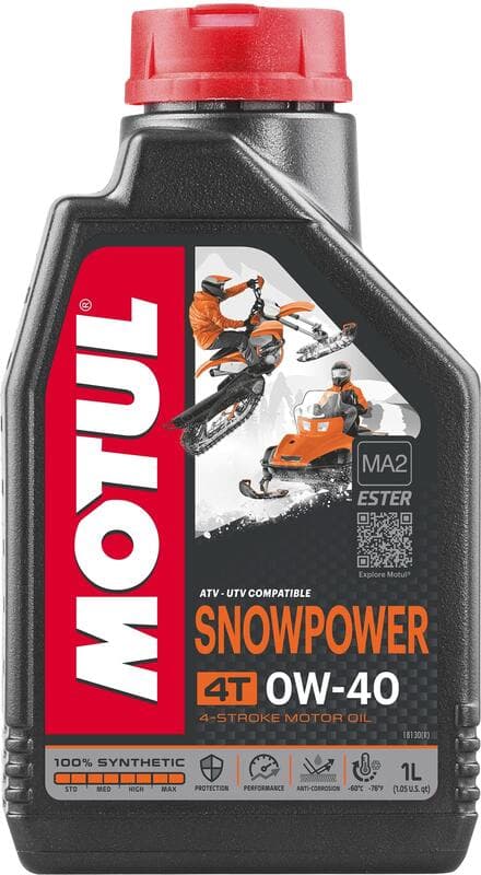 Motul Snowpower 4t Motor Oil - 0w40 - 1l