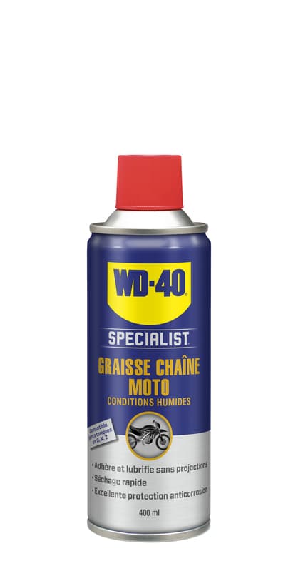 Wd 40 Wd-40 Specialist® Motorbike Wet Conditions Chain Wax - Spray 400ml