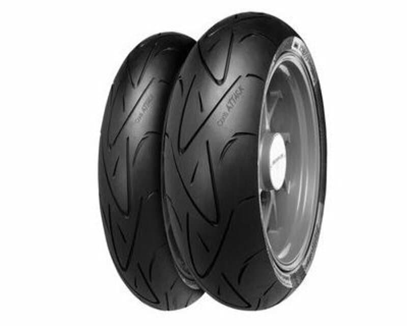 Continental Tyre Contisportattack 180/55 Zr 17 M/C (73w) Tl