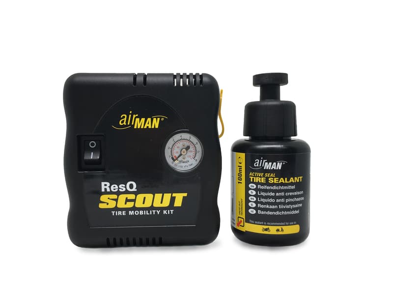 Airman Resq Scout Mini-Compressor + Band Sealant Bottle Kit