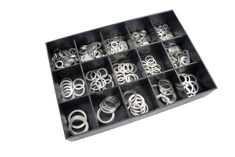 Bihr Aluminium Washers Set 400 Pieces