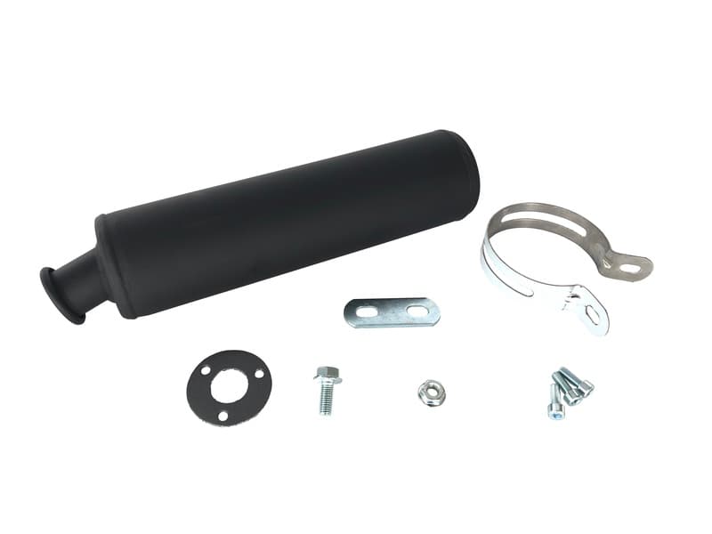 Tecnium Demper Staal Zwart Derbi/Gilera/Aprilia