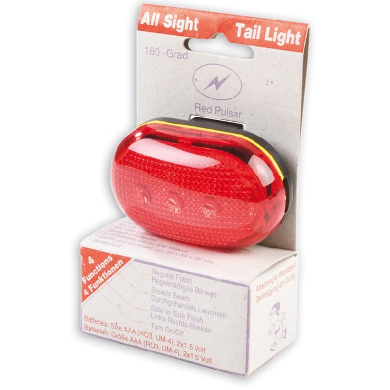 V Bike Bike Led Rear Light + Reflector 3 Functions