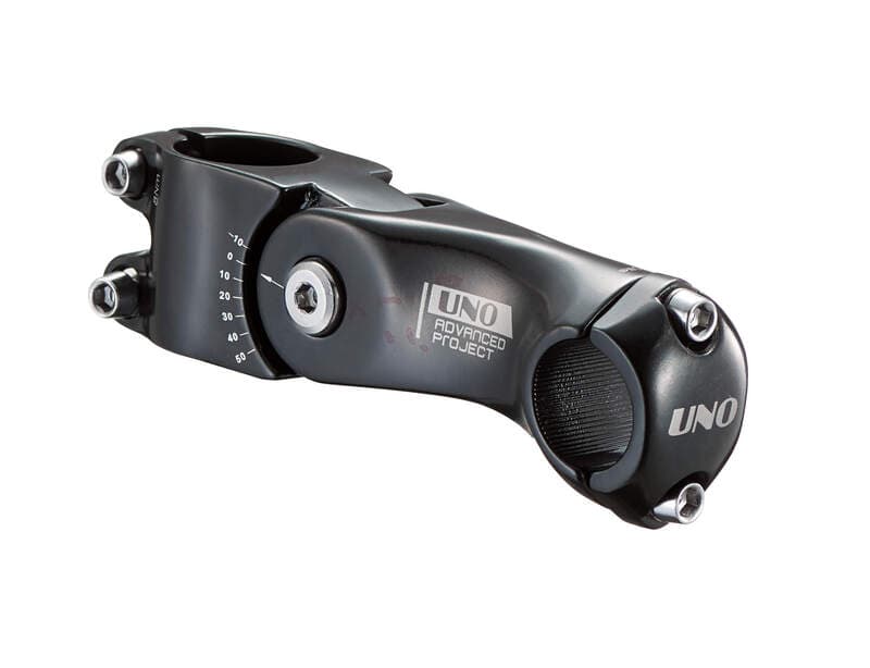 Kalloy Uno Uno -10°/40° Bicycle Handlebar Stem Adjustable Grade - 110mm Schwarz