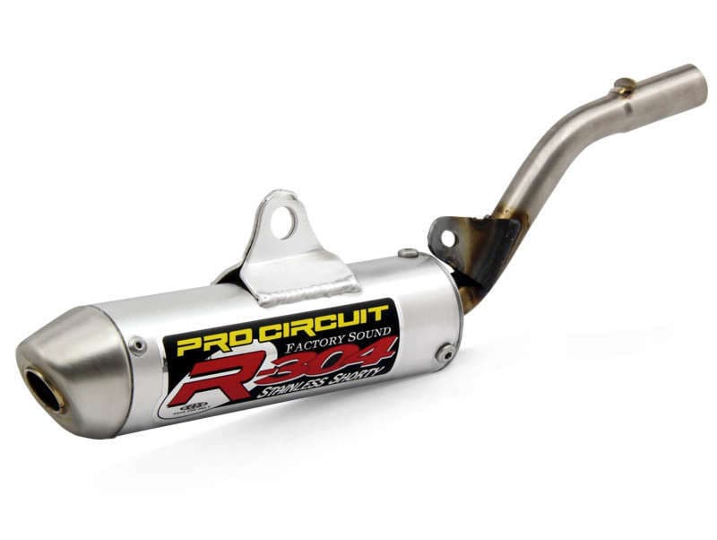 Pro Circuit R-304 Euro Demper Brushed Aluminium/Roestvrij staal Eindkap Kawasaki Kx85