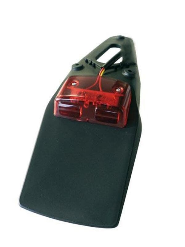 Bihr Rear Fender Extension Schwarz W/ Led Light