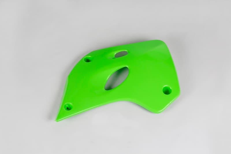 Ufo Radiator Covers Green Kawasaki Kx80