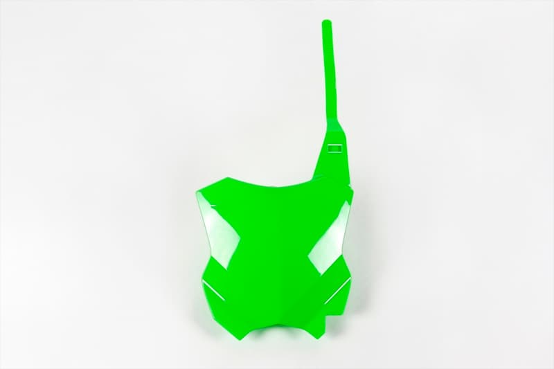 Ufo Front Number Plate Neongrün Kawasaki Kx450f