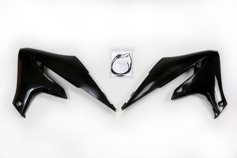 Ufo Radiator Covers Schwarz Yamaha Yzf450f
