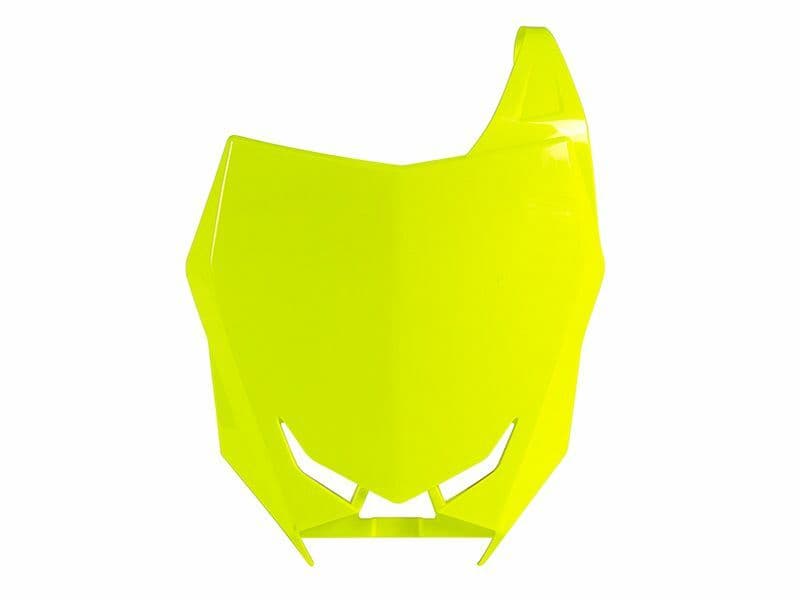 Racetech Front Number Plate Jaune néon Suzuki Rm-Z450