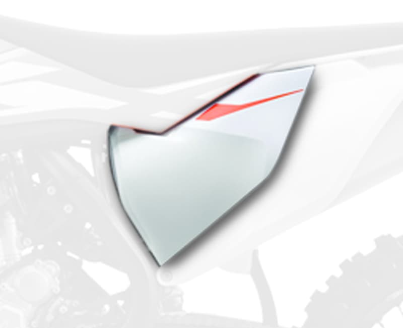 Polisport Air Box Covers Blanc Ktm Sx85