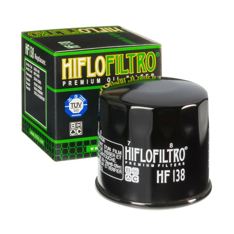 Hiflofiltro Oliefilter Glossy Zwart - HF138