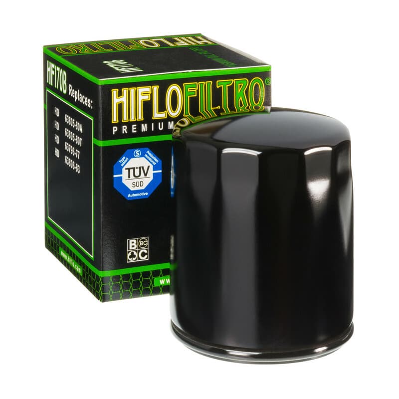 Hiflofiltro Oliefilter Glossy Zwart - HF170B