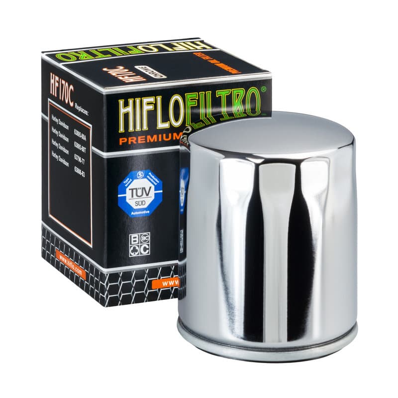 Hiflofiltro Oliefilter Chrome - HF170C