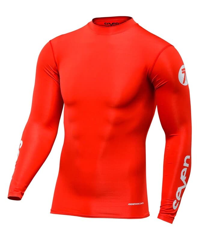 Seven Mx Seven Zero Compressions Shirt - Rood
