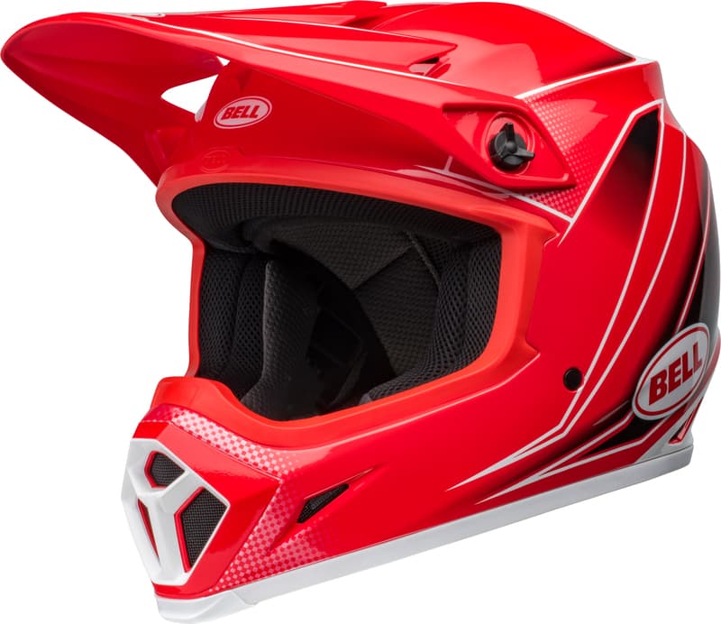 Bell Mx-9 Mips Helmet - Zone Gloss Rot
