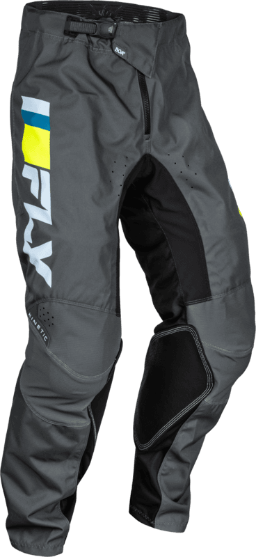 Fly Racing Kinetic Prix Broek - Ice Grijs/Antraciet/Hi-Vis