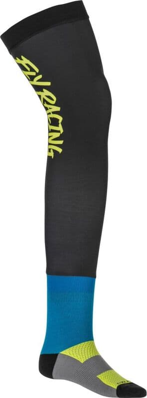 Fly Racing Kniebrace Sokken - Blauw