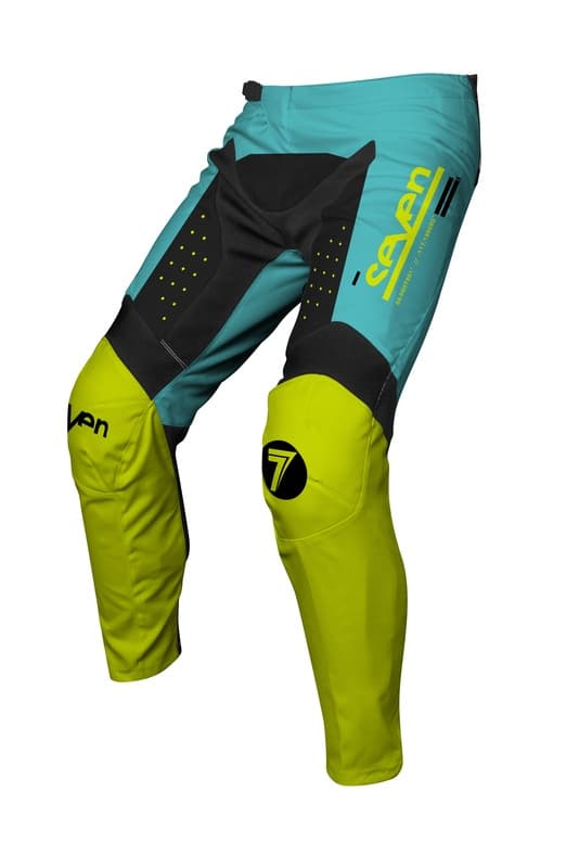 Seven Mx Seven Vox Aperture Pants Youth - Flo Yellow/Blue