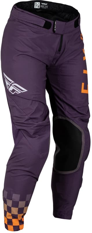 Fly Racing Lite Woman Broek - Deep Paars/Wit/Neon Coral
