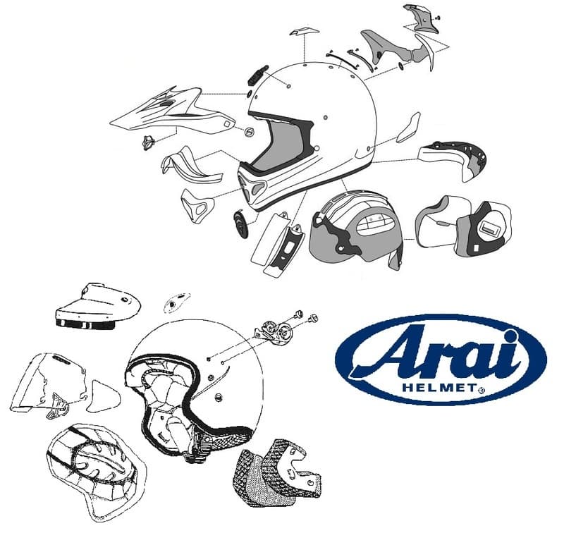 Arai Interior Tour-X5 Iii - Zwart 7 Mm