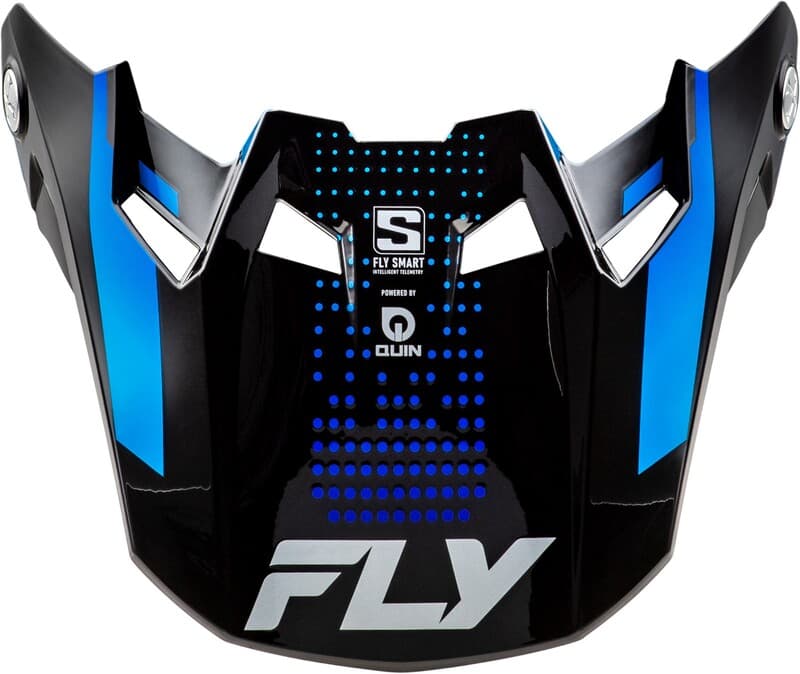 Fly Racing Formula S Carbon Protocol Peak - Schwarz Carbon/Blau