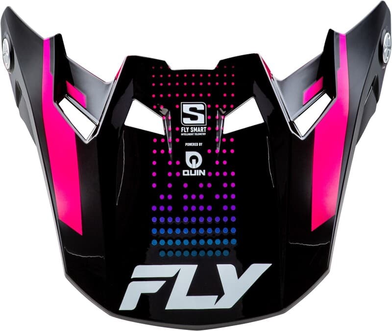 Fly Racing Formula S Carbon Protocol Peak - Schwarz Carbon/Blau/Pink