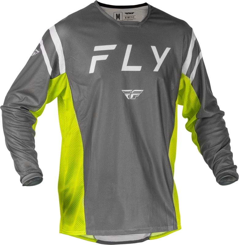 Fly Racing Kinetic Mesh Shirt - Grijs/Geel
