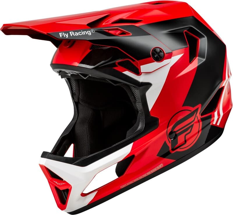 Fly Racing Rayce Bicycle Helm - Rood/Zwart/Wit
