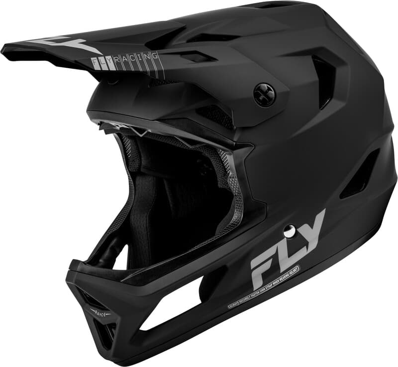 Fly Racing Rayce Bicycle Helm - Mat Zwart