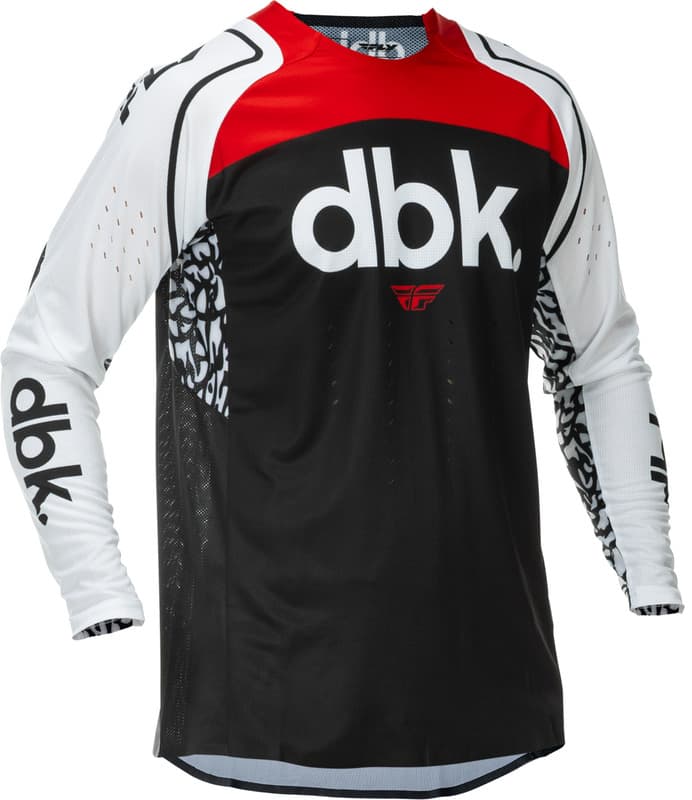 Fly Racing Evolution Dst Dbk Special Edition Jersey - Schwarz/Weiß/Rot