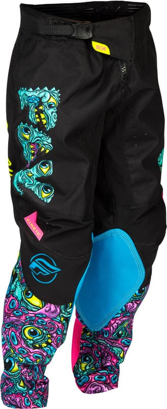 Fly Racing Kinetic Mutant Jeugd Broek - Zwart/Multi