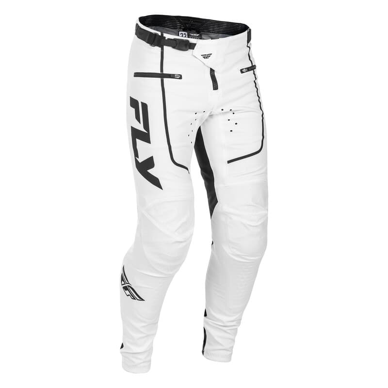 Fly Racing Rayce Jeugd Mtb Broek - Wit/Zwart
