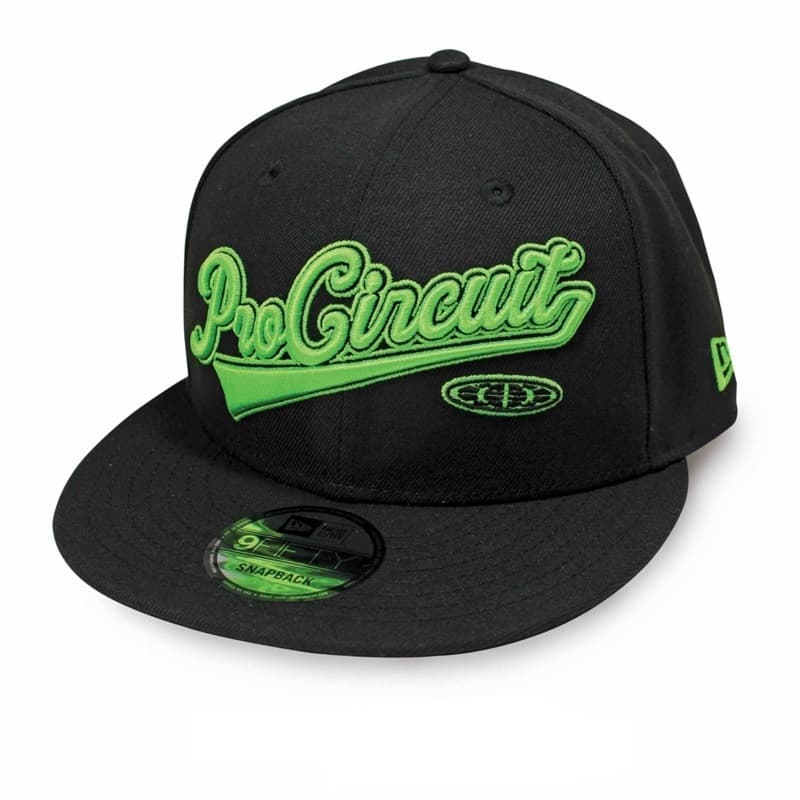 Pro Circuit Snapback Hat - Zwart/Neongroen