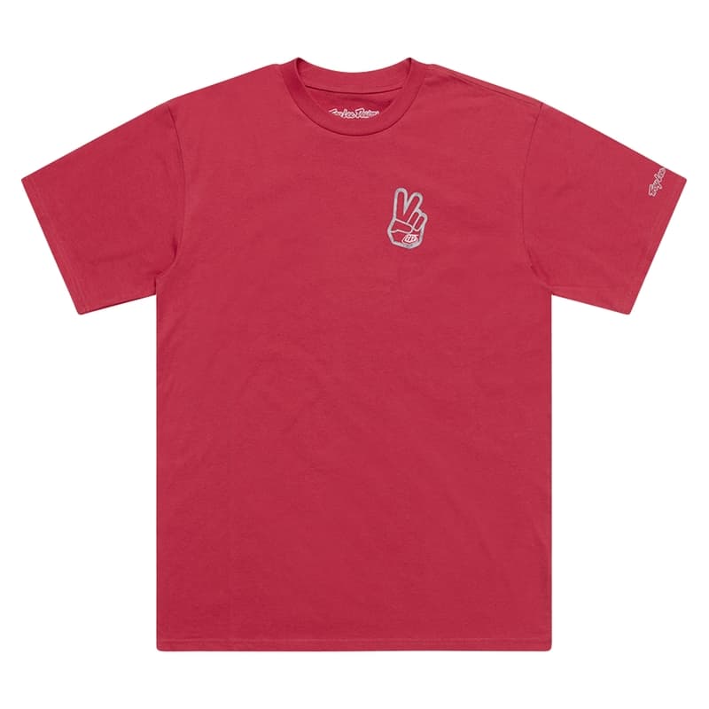 Troy Lee Designs Peace Out T-Shirt - Fuchsia