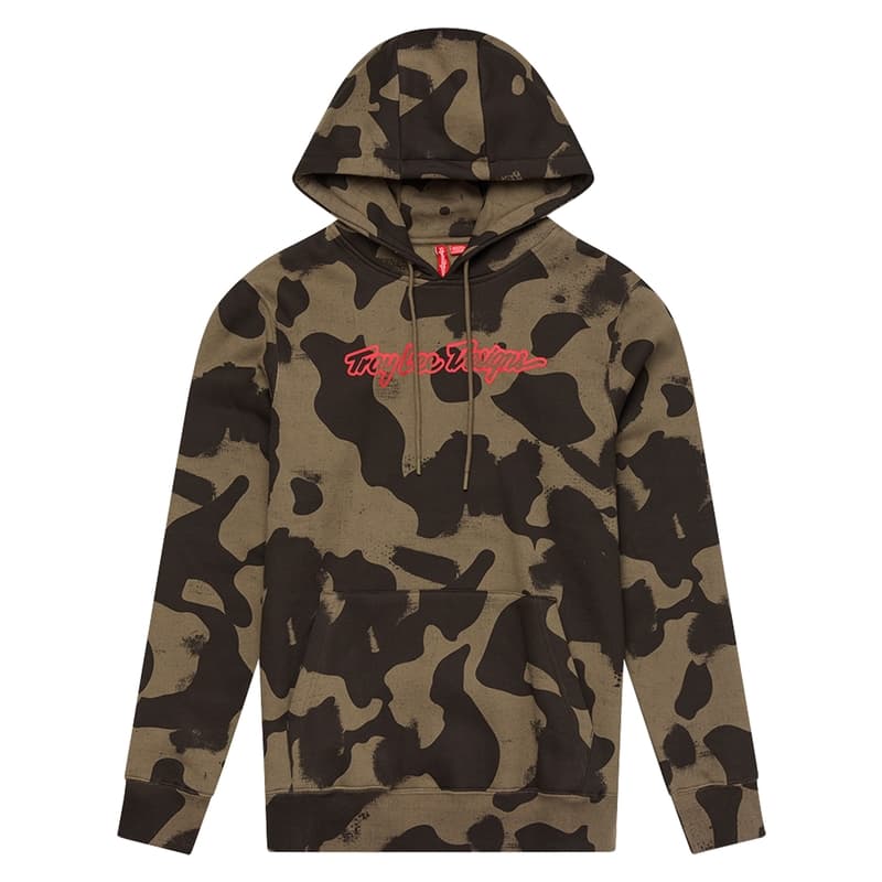 Troy Lee Designs Signature Hoodie - Olive Camouflage