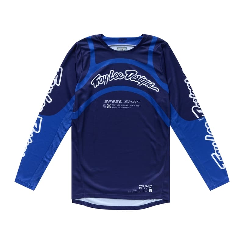 Troy Lee Designs Gp Pro Swerve Shirt - Marineblauw/Bleu