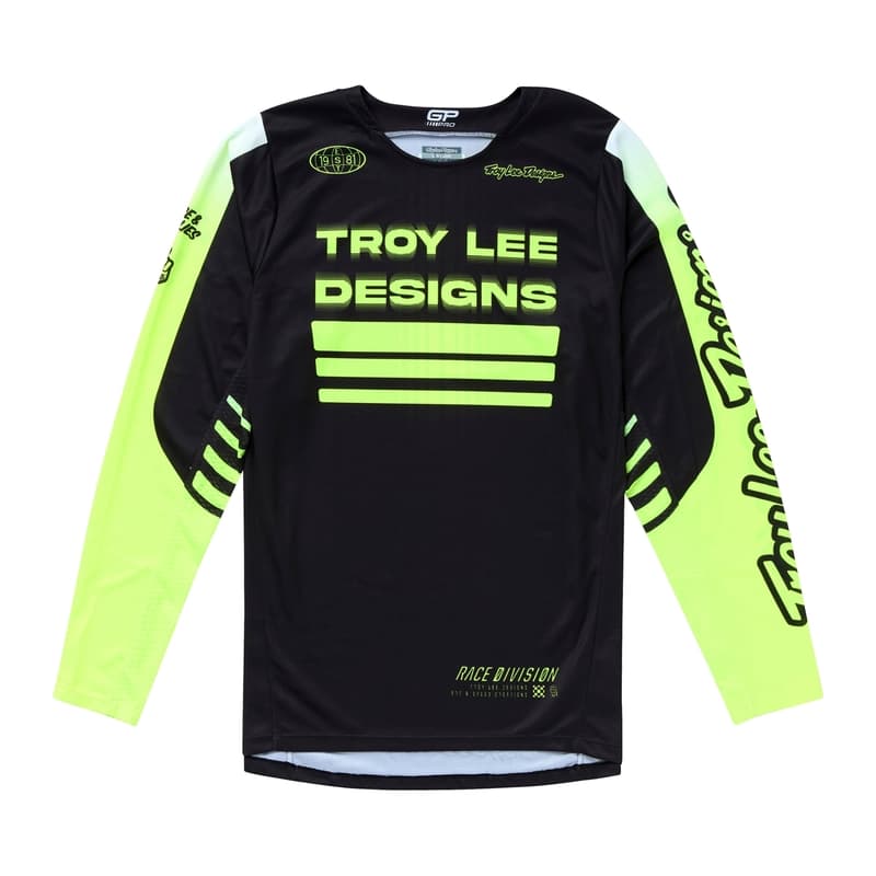 Troy Lee Designs Gp Pro Segment Shirt - Zwart/Geel