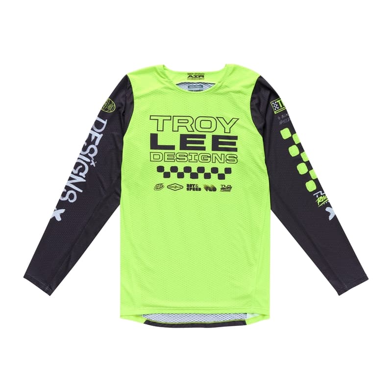 Troy Lee Designs Gp Pro Air Standaard Shirt - Glo Geel/Zwart