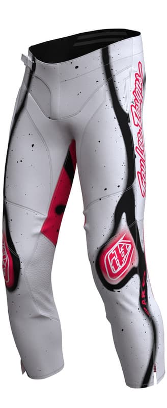 Troy Lee Designs Gp Pro Membrane Jeugd Broek - Wit/Infra Rood