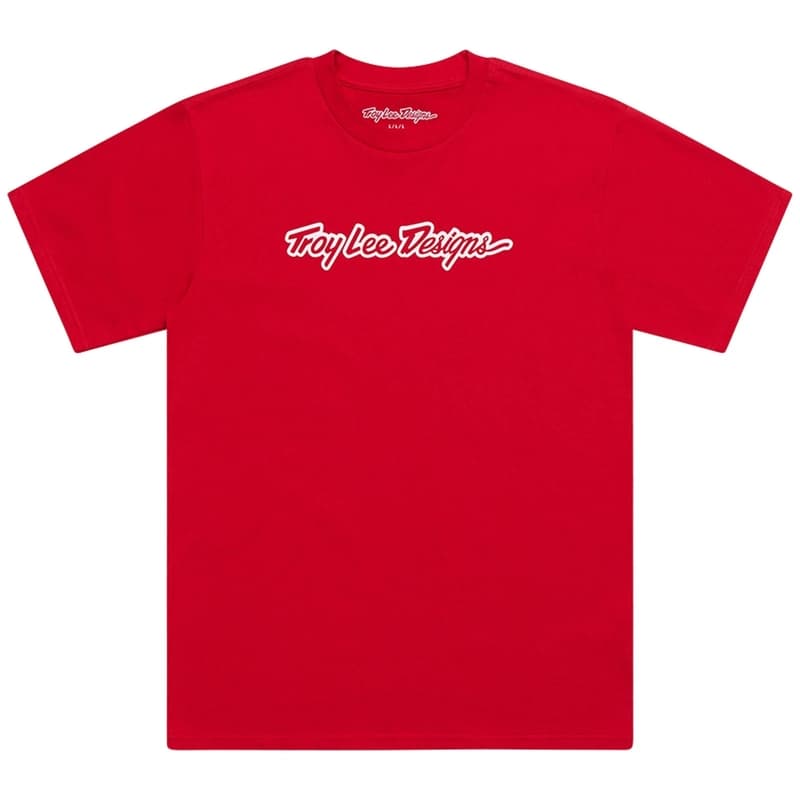 Troy Lee Designs Signature T-Shirt - Team Rood