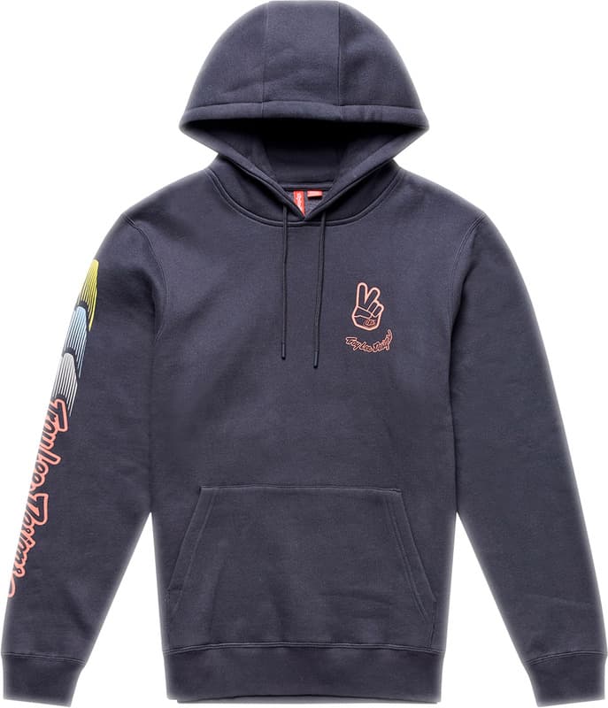 Troy Lee Designs Peace Out Hoodie - Carbon/Zwart