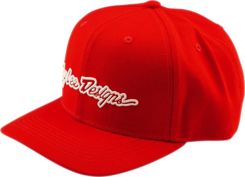 Troy Lee Designs Curved Snapback Signature - Team Rood Hat