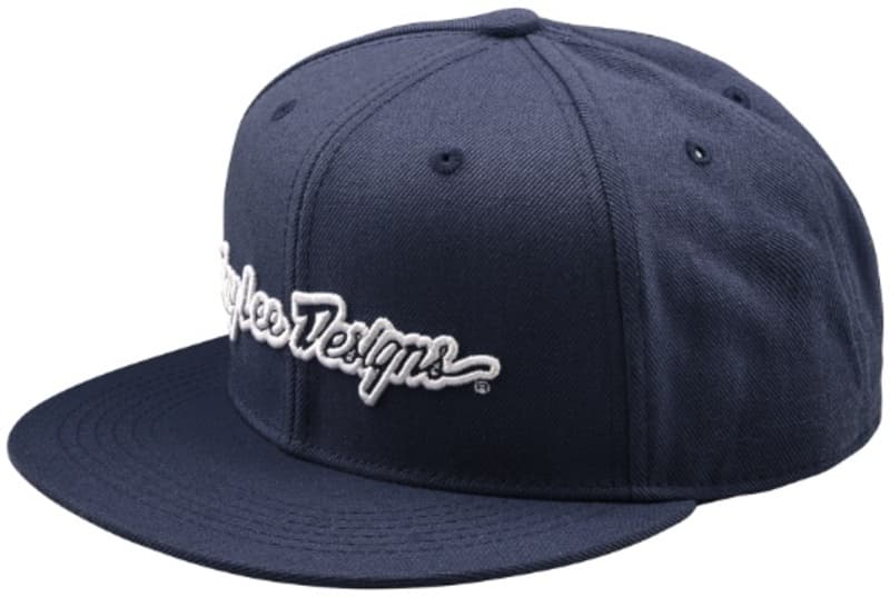 Troy Lee Designs Flat Bill Snapback Signature - Indigo Hat