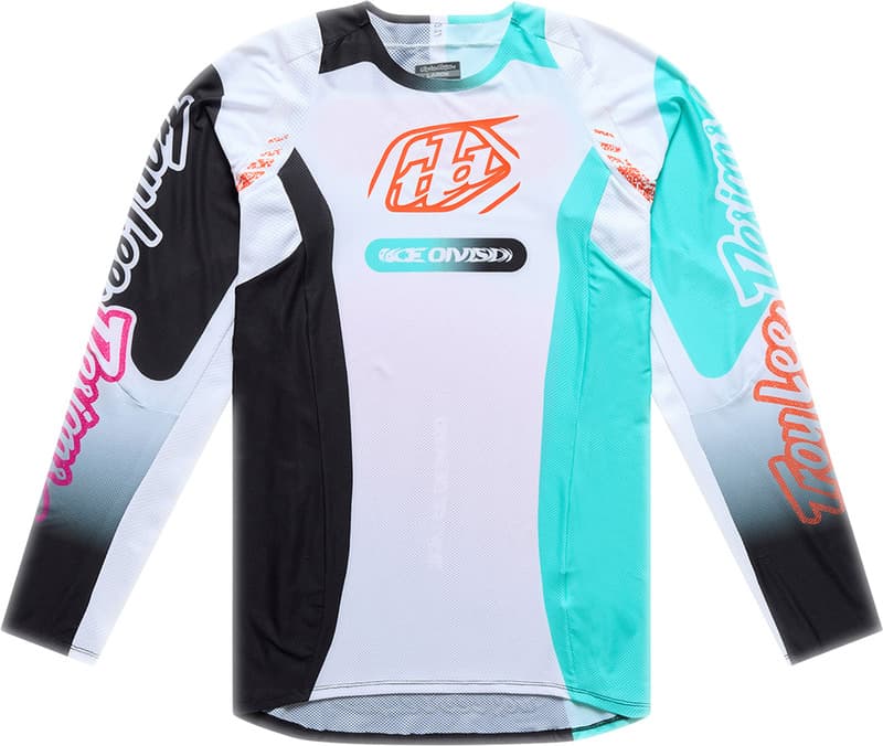 Troy Lee Designs Se Pro Shirt - Sever Wit/Petrol