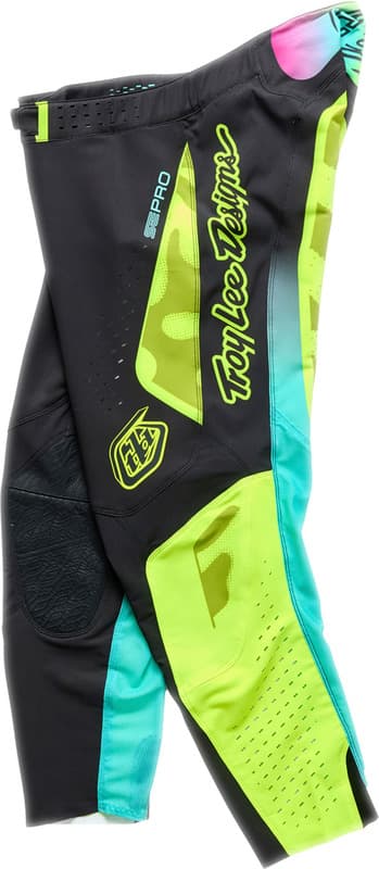 Troy Lee Designs Se Pro Broek - Myth Zwart/Fluogeel