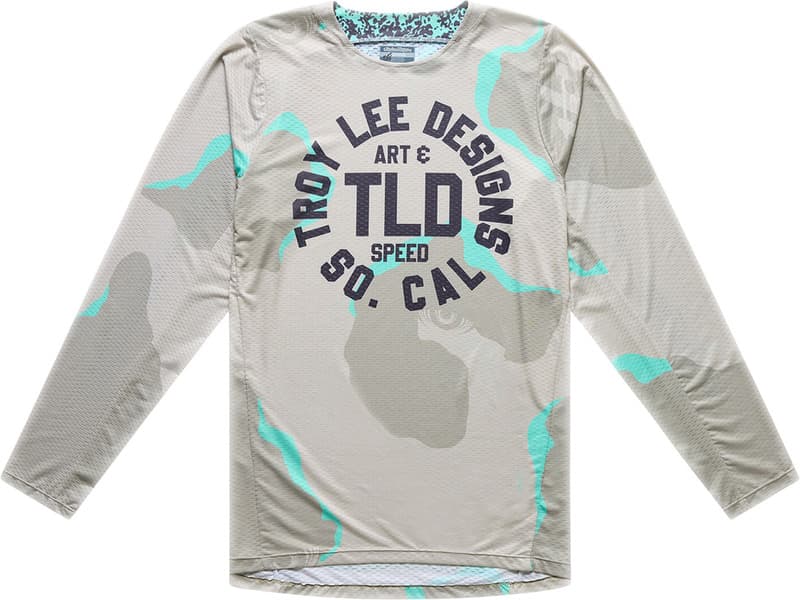 Troy Lee Designs Gp Pro Air Shirt - Camouflage Aqua Desert